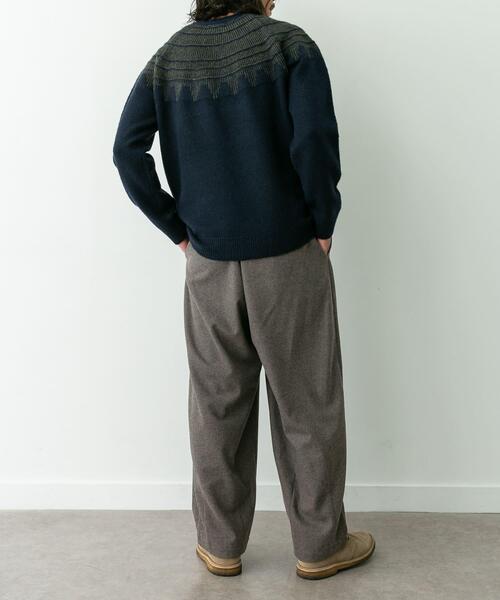 URBAN RESEARCH Sonny Label パンツ ウール混バルーンパンツ メンズ