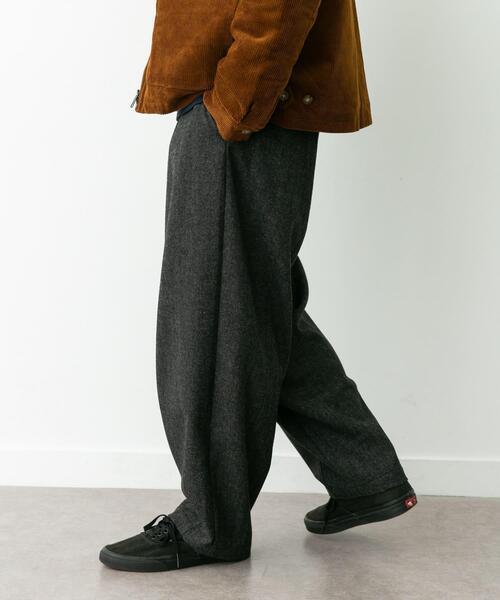 URBAN RESEARCH Sonny Label パンツ ウール混バルーンパンツ メンズ
