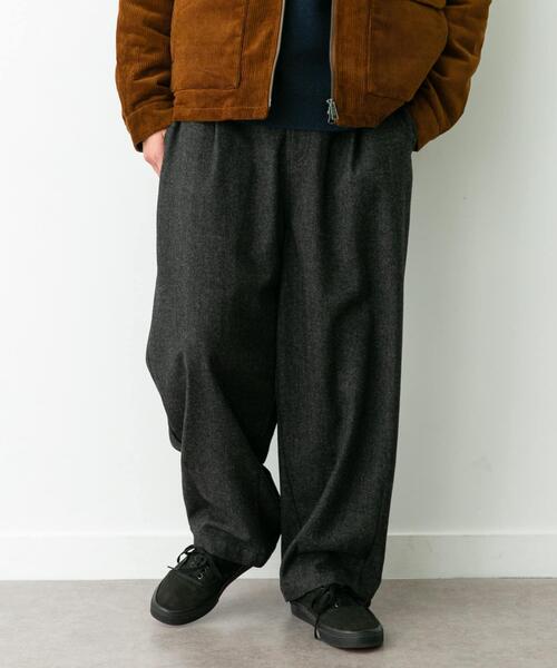 URBAN RESEARCH Sonny Label パンツ ウール混バルーンパンツ メンズ