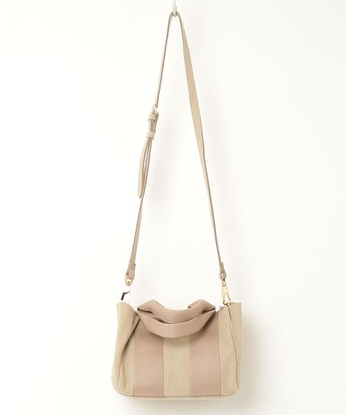 「VIOLAd'ORO」 2WAYバッグ - ベージュ レディース_画像2