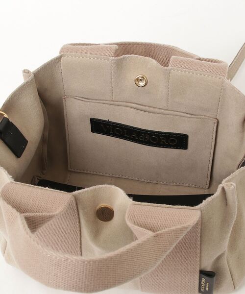 「VIOLAd'ORO」 2WAYバッグ - ベージュ レディース_画像4