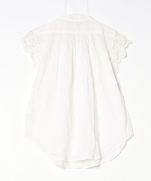 「Khaju」 半袖ブラウス ONE SIZE ホワイト レディース_画像2