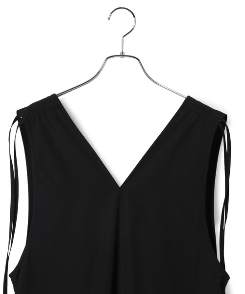 「SALON adam et rope'」 ノースリーブワンピース M カーキ レディース_画像4