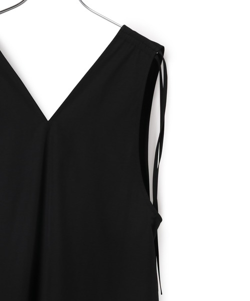 「SALON adam et rope'」 ノースリーブワンピース M カーキ レディース_画像5