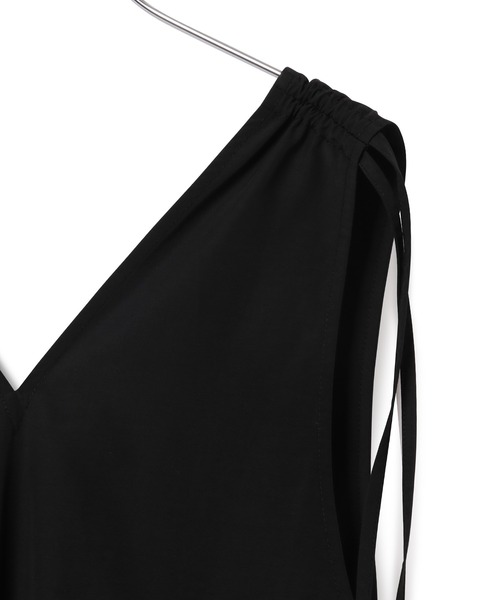 「SALON adam et rope'」 ノースリーブワンピース M カーキ レディース_画像6