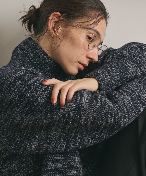 BEAUTY＆YOUTH UNITED ARROWS ニット セーター ミックスカラー ラメ