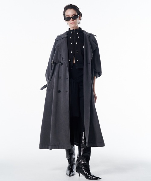 JOSE MOON（ジョゼムーン） トレンチコート コート HOODIE URALE