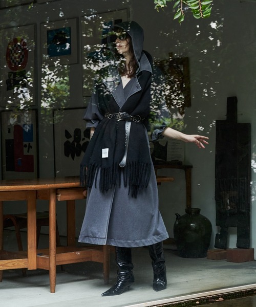 JOSE MOON（ジョゼムーン） トレンチコート コート HOODIE URALE