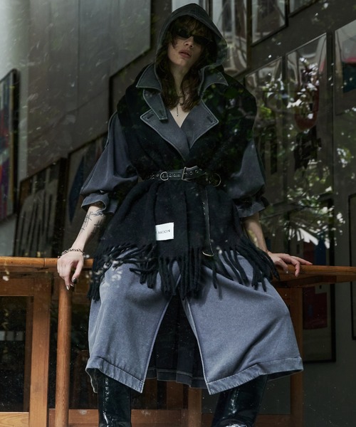 JOSE MOON（ジョゼムーン） トレンチコート コート HOODIE URALE