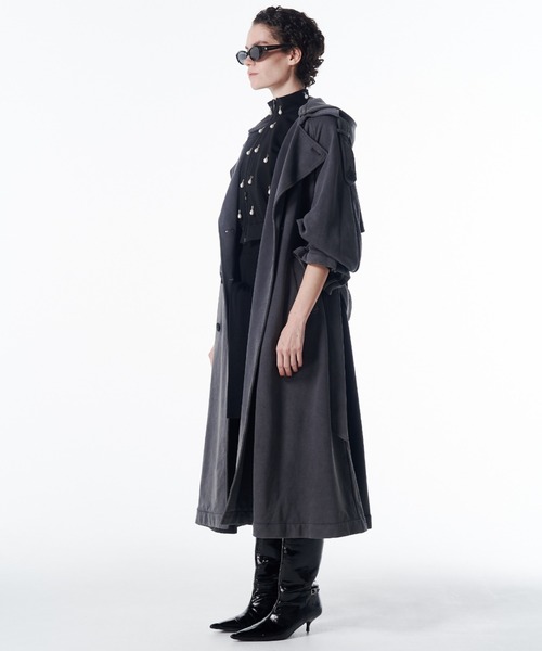 josemoon 今季 新作HOODIE URALE TREMCH COAT JOSE MOON（ジョゼムーン） トレンチコート コート HOODIE URALE