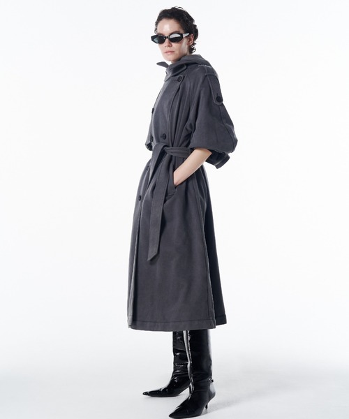 JOSE MOON（ジョゼムーン） トレンチコート コート HOODIE URALE