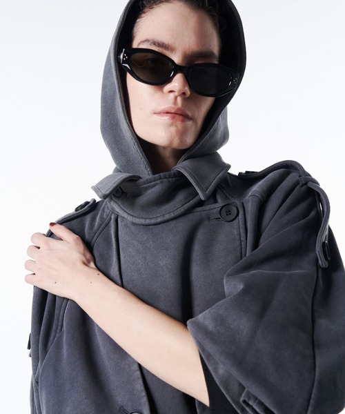 JOSE MOON（ジョゼムーン） トレンチコート コート HOODIE URALE