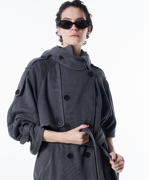 JOSE MOON（ジョゼムーン） トレンチコート コート HOODIE URALE