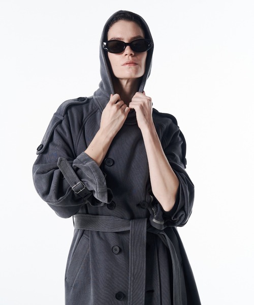 JOSE MOON（ジョゼムーン） トレンチコート コート HOODIE URALE