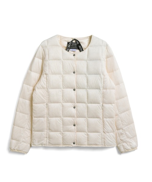 TAION（タイオン） ダウンジャケット L オフホワイト レディース