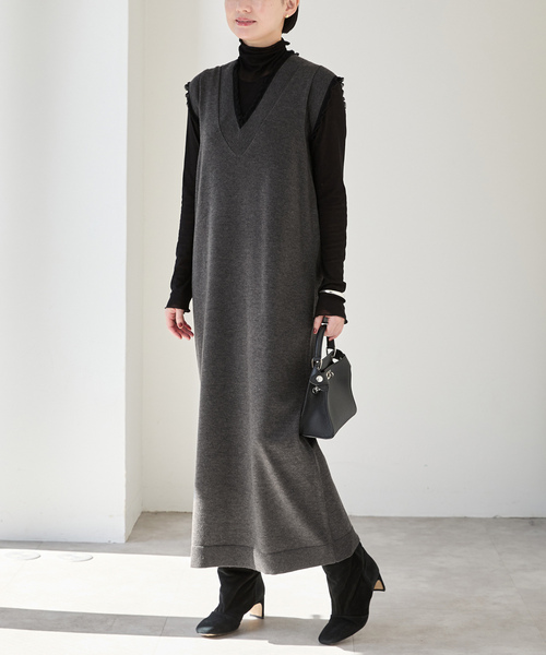 VERMEIL par iena（ヴェルメイユパーイエナ） ニットワンピース