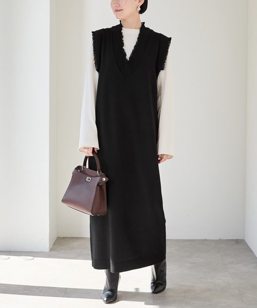 VERMEIL par iena（ヴェルメイユパーイエナ） ニットワンピース