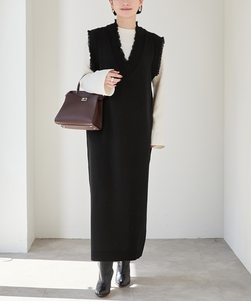 VERMEIL par iena（ヴェルメイユパーイエナ） ニットワンピース