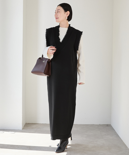 VERMEIL par iena（ヴェルメイユパーイエナ） ニットワンピース