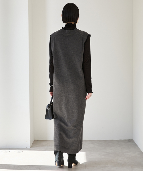 VERMEIL par iena（ヴェルメイユパーイエナ） ニットワンピース