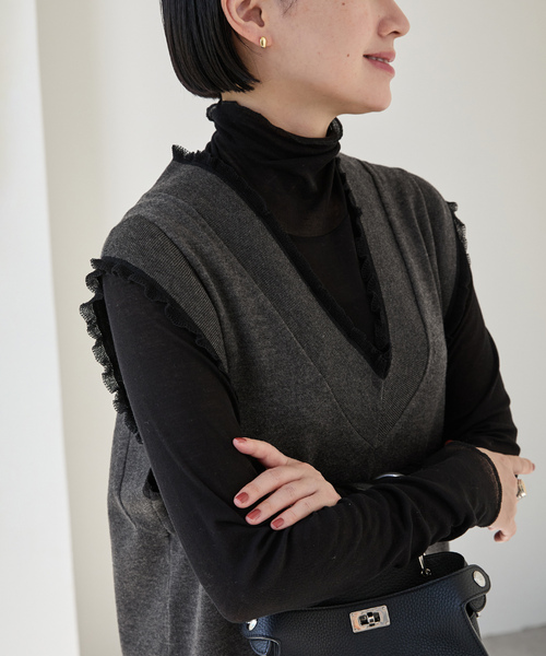 なお♡　VERMEIL par ienaイエナ　 ワンピース VERMEIL par iena（ヴェルメイユパーイエナ） ワンピース 2WAYロール