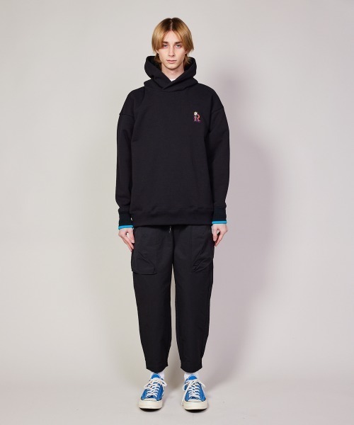 「rehacer」 イージーパンツ MEDIUM ネイビー メンズ_画像2