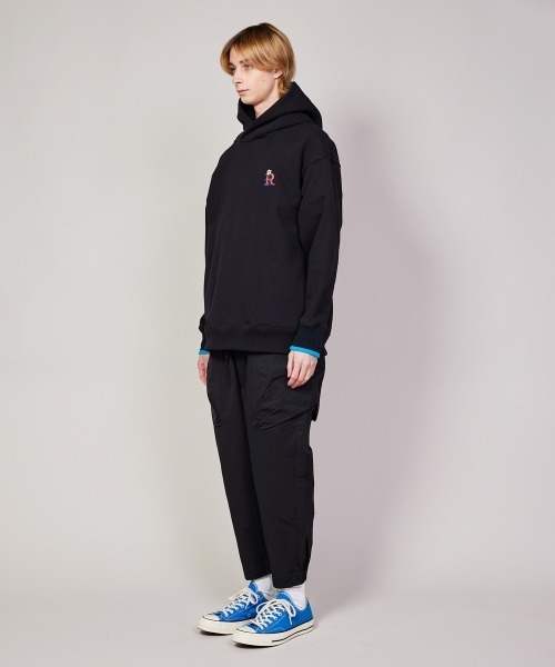 「rehacer」 イージーパンツ MEDIUM ネイビー メンズ_画像3