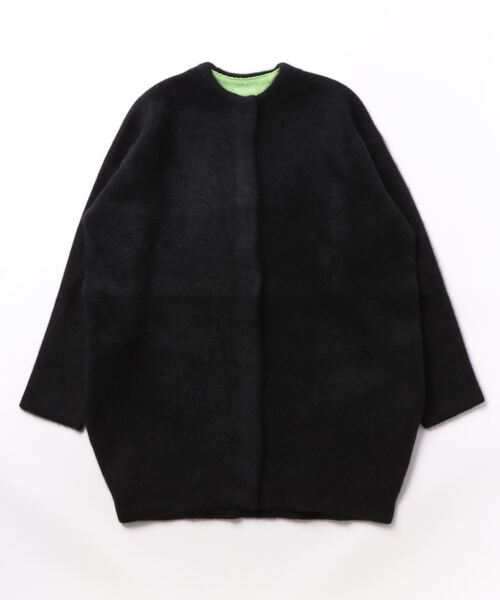 ELENDEEK（エレンディーク） ノーカラージャケット 01 ブラック