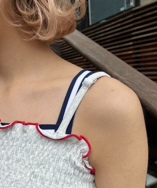 「HELLO.SANFRANCISCO」 コンビワンピース FREE ホワイト レディース_画像6