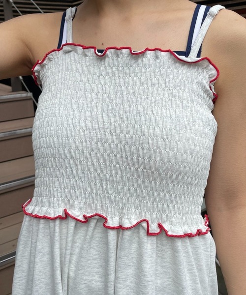 「HELLO.SANFRANCISCO」 コンビワンピース FREE ホワイト レディース_画像7