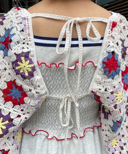 「HELLO.SANFRANCISCO」 コンビワンピース FREE ホワイト レディース_画像9