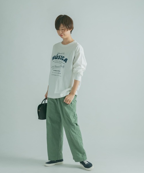 「FORK&SPOON」 パンツ 2 ベージュ レディース_画像9