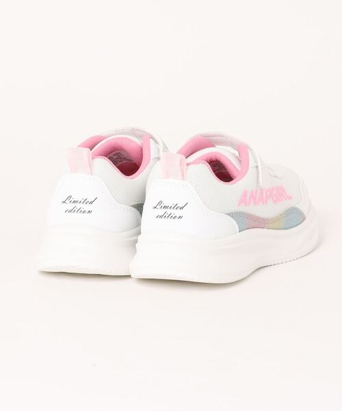 「ANAP GiRL」 「KIDS」ローカットスニーカー 19.0cm ブラック キッズ_画像3