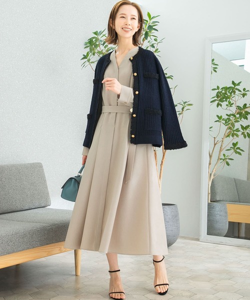 「URBAN RESEARCH ROSSO」 ニットカーディガン FREE ホワイト レディース_画像8