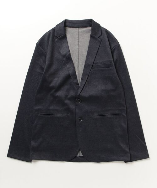 LANVIN en bleu ウールジャケット LANVIN en Bleu 「LANVIN Bleu」 テーラードジャケット 46 ネイビー