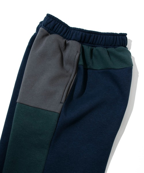 「go slow caravan」 「baycant」イージーパンツ MEDIUM ネイビー メンズ_画像6