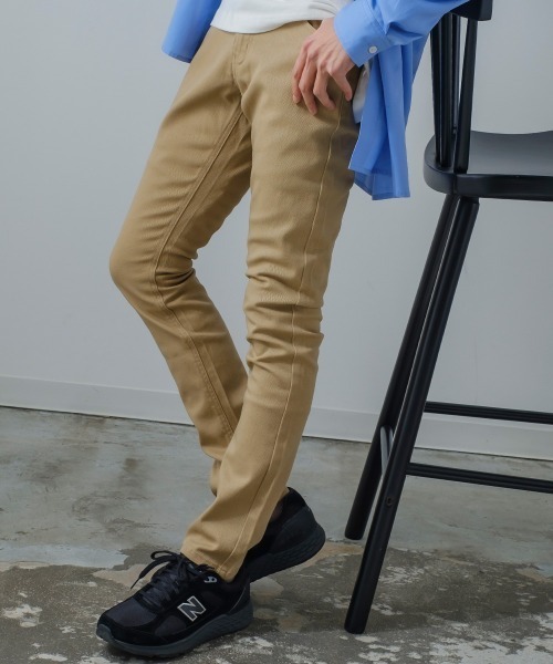 En serio TOKYO チノパン カツラギストレッチスリム5Pパンツ メンズ