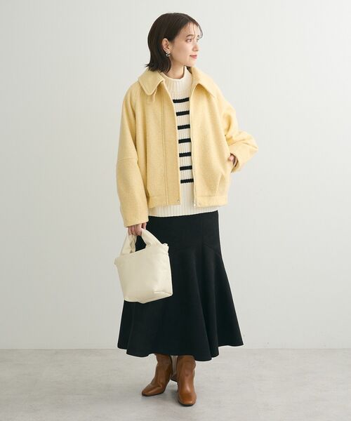 「Green Parks」 「chocol raffine robe」ブルゾン FREE アイボリー レディース_画像3