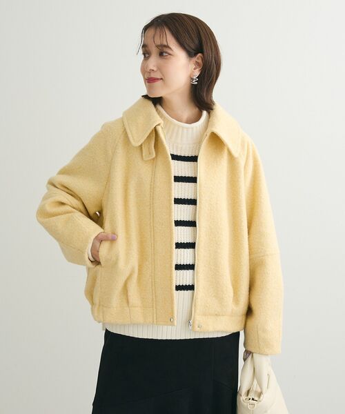 「Green Parks」 「chocol raffine robe」ブルゾン FREE アイボリー レディース_画像6