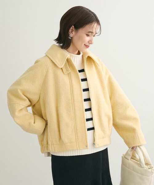 「Green Parks」 「chocol raffine robe」ブルゾン FREE アイボリー レディース_画像7