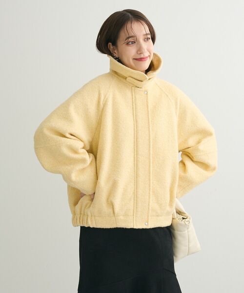 「Green Parks」 「chocol raffine robe」ブルゾン FREE アイボリー レディース_画像8