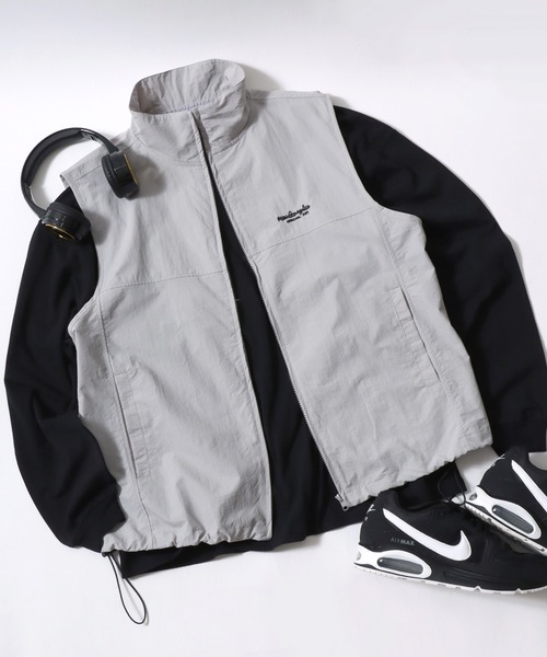 「Mark Gonzales」 ベスト L ネイビー メンズ_画像2