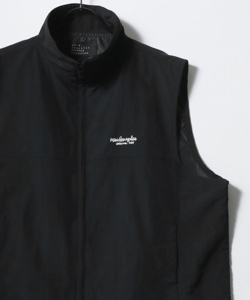 「Mark Gonzales」 ベスト L ネイビー メンズ_画像3