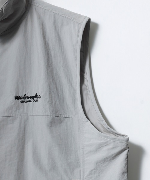 「Mark Gonzales」 ベスト L ネイビー メンズ_画像8