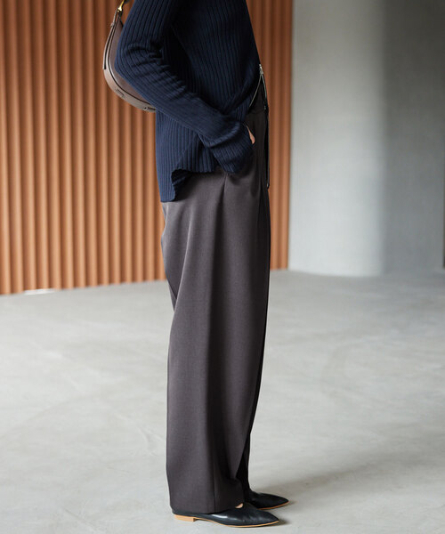 SLOBE IENA（スローブイエナ） スラックス 36 キャメル レディース