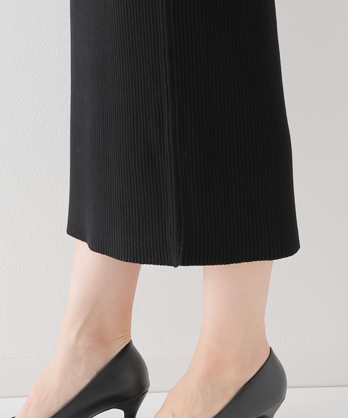 Deuxieme Classe（ドゥーズィエムクラス） ニットスカート - ブラック