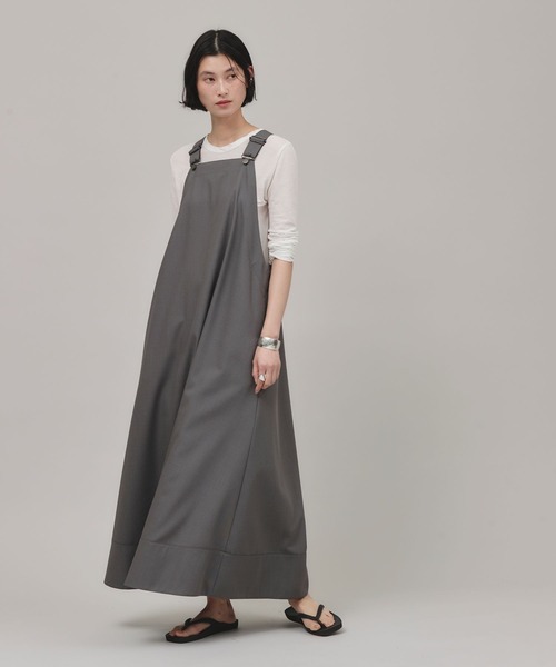 Curensology（カレンソロジー） サロペットスカート 38 アイボリー