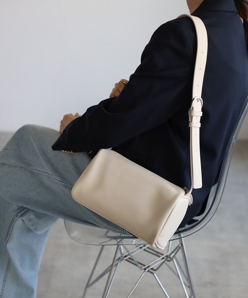 「GUSCIO」 ショルダーバッグ FREE シルバー レディース_画像3