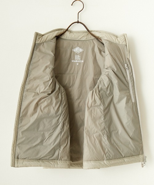 Danton（ダントン） ベスト M カーキブラウン レディース : ZOZOTOWN