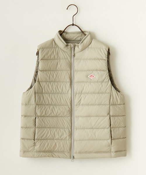 Danton（ダントン） ベスト M カーキブラウン レディース : ZOZOTOWN